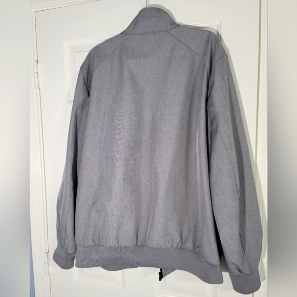 Michael Kors Men's Bomber Jacket Grey Polyester Windbreaker Lined Size 2XL - Picture 5 of 14